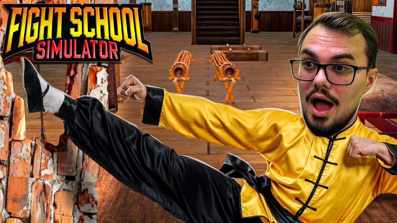 NESSE JOGO SOU UM MESTRE DE KUNG FU QUE ABRIU UMA ESCOLA - Fight School Simulator