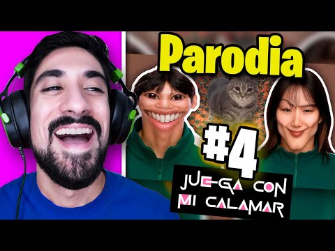 PLAY WITH MY SQUID 4! 🦑😳😂 PARODY | JavCaz REACTS TO LEUNAM
