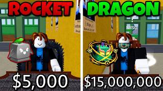 Trading From ROCKET to DRAGON in 3 Days...(Blox Fruits)
