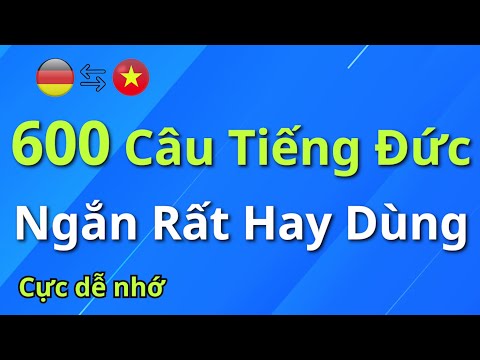 600 Câu tiếng Đức Ngắn Rất Hay Dùng | Luyện Nghe Tiếng Đức | Tiếng Đức Suki