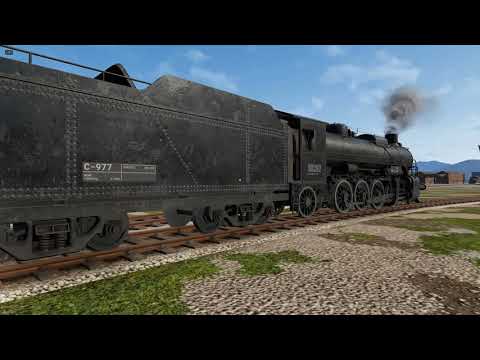Derail Valley -  SH-282 - Steam Train - Harbour Town to City South West - 1000+tons - FullFruntall
