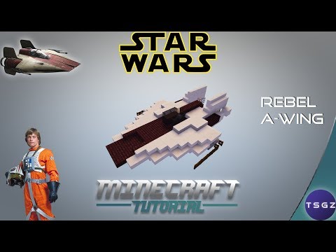 Rebel Alliance RZ-1 A-Wing | Minecraft Star Wars tutorial