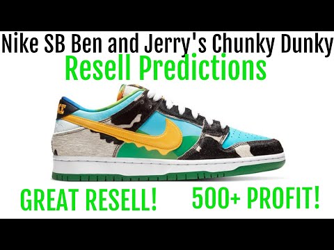 Nike SB Ben and Jerry Chunk Dunky Dunk Low - Resell Predictions