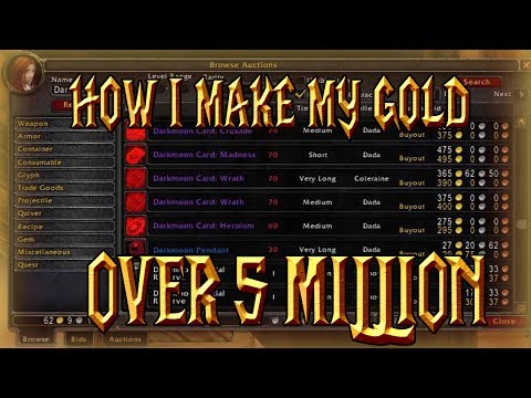 How I make Gold in Legion (Over 5 million gold)│World of Warcraft Legion