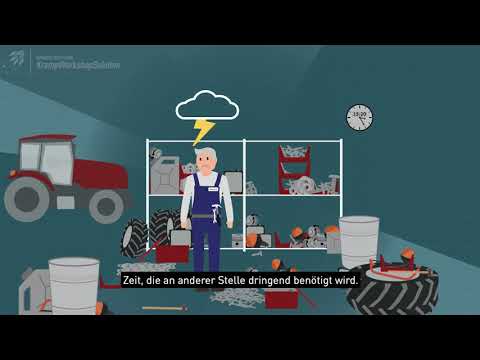 Kramp Regalsystem für die Werkstatt