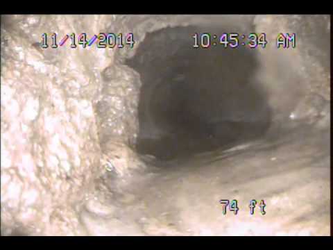 Main sewer line video 1158 S  Cochran Ave