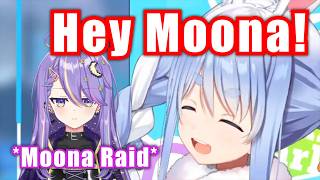 Moona Brings Pekora Luck With Her Raid【Hololive】