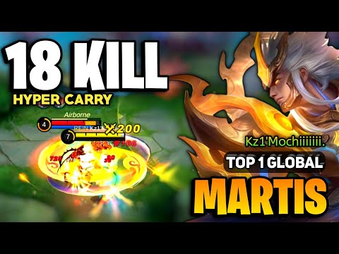 HYPER CARRY! Martis Best Build 2023 [ Martis Top 1 Global Gameplay ] By Kz1'Mochiiiiiii. -  MLBB