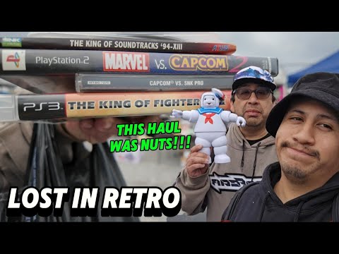 Lost In Retro - Insane Video Game Haul At The Swapmeet (Episode 77)