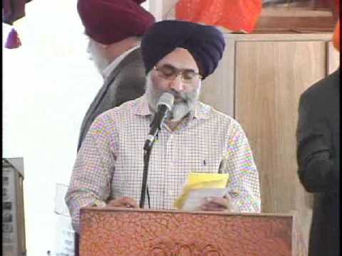 Saropa Sanmanit. Sukhminder S Hansra @ Gurdwara Glen Rock NJ Oct 30th 2011.