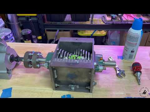 Shredding Aluminum Cans - Precious Plastic Shredder