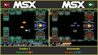 [MSX] Stage X: Wrath of Venom (Gradius 2 vs. Salamander) グラディウス2 / 沙羅曼蛇 ᴴᴰ