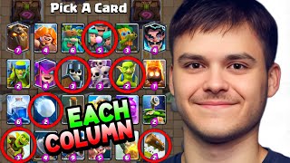 Mega Draft... But I Have to Pick a Card from EACH Column - Deck Guide by Ian77