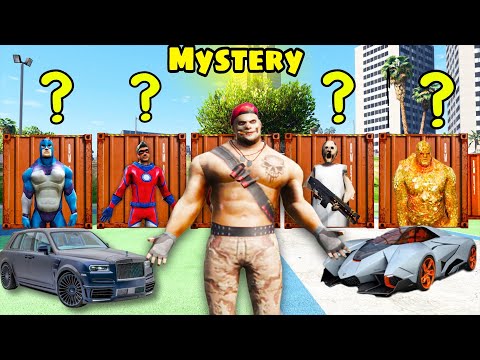 Rope Hero Open Dangerous Villain's Mystry Containers In Gta V | Rope Hero Vice Town