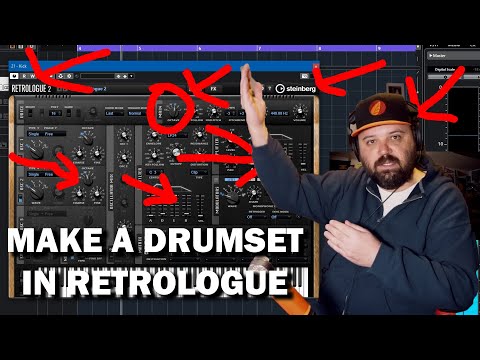 Cubase 11 Tutorial - Making a Drum Set with RETROLOGUE