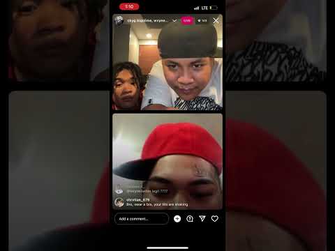 Olgang and Rico Laced IG Live. Flyshit Only Incident