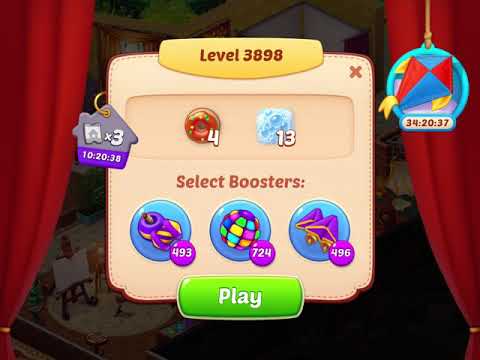 Homescapes Level 3898 With No Boosters