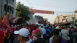 2o19年4月1o日大甲媽祖32週年前往新港奉天宮遶境進香駐進奉天宮沿途盛況。(12)