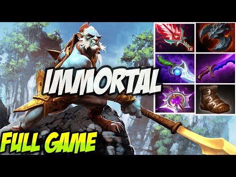 Dota 2 [Phantom Lancer] 7.10, The Immortal Carry With 19Kills no Dead by Crystallize | Full Game