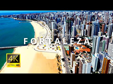 Fortaleza, Brazil 🇧🇷 in 4K ULTRA HD 60FPS Video by Drone