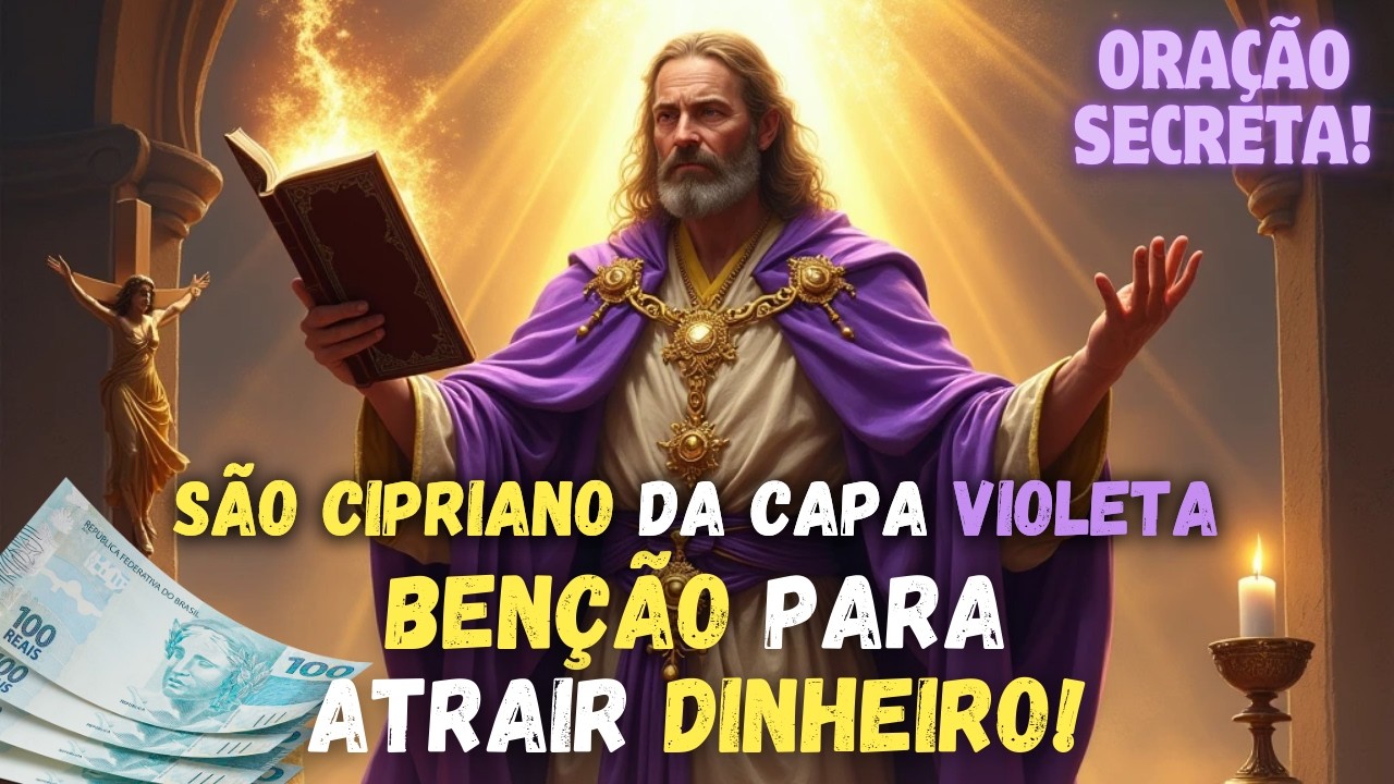 SEM DINHEIRO? 💸✨ DESCUBRA A ORAÇÃO SECRETA DE SÃO CIPRIANO QUE FAZ SURGIR DINHEIRO INESPERADO!