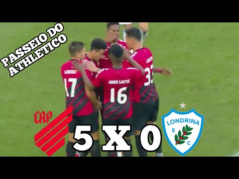 PASSEIO DO FURACÃO - GOLS - ATHLETICO PARANAENSE 5 X 0 LONDRINA