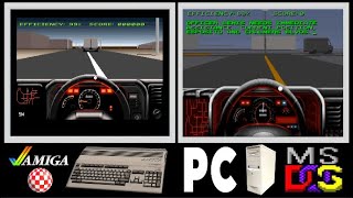 A500 vs PC MS-DOS : ROBOCOP 3 (Side by side comparison)