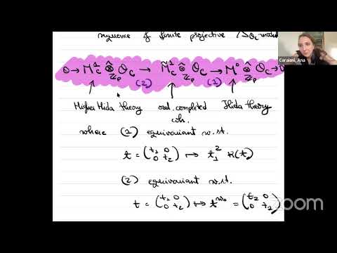 Ana Caraiani - A comparison theorem for ordinary p-adic modular forms