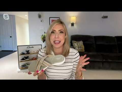 Clarks Cloudsteppers Sport Slide Sandals - Mira Isle on QVC