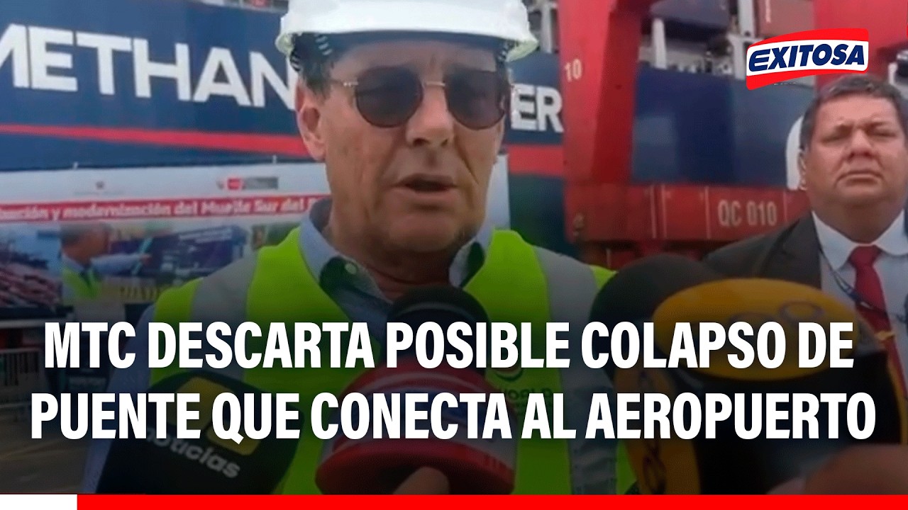 🔴🔵 MTC descarta posible colapso de puente que conecta al aeropuerto por impacto del Fenómeno El Niño