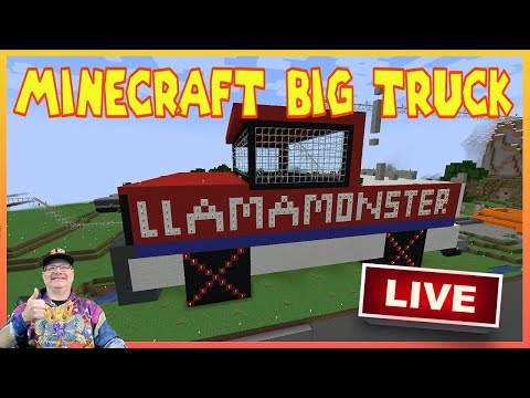 EPIC LIVE MINECRAFT with GIGANTIC TRUCK