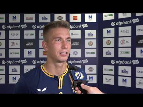 Sós Bence a Mol Fehérvár meccs előtt