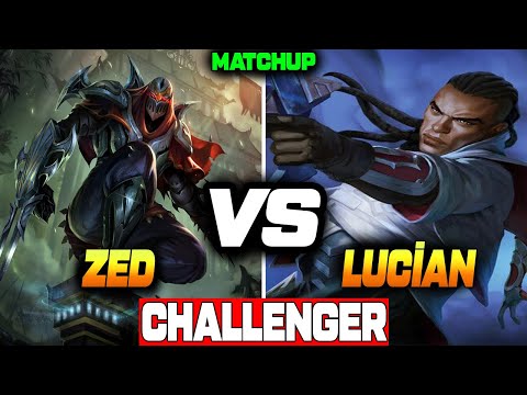 8 Level Zed VS Lucian Mid