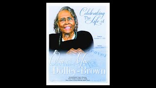 Celebration of Life | Sis. Ora Mae Dolley-Brown | June 28, 2023