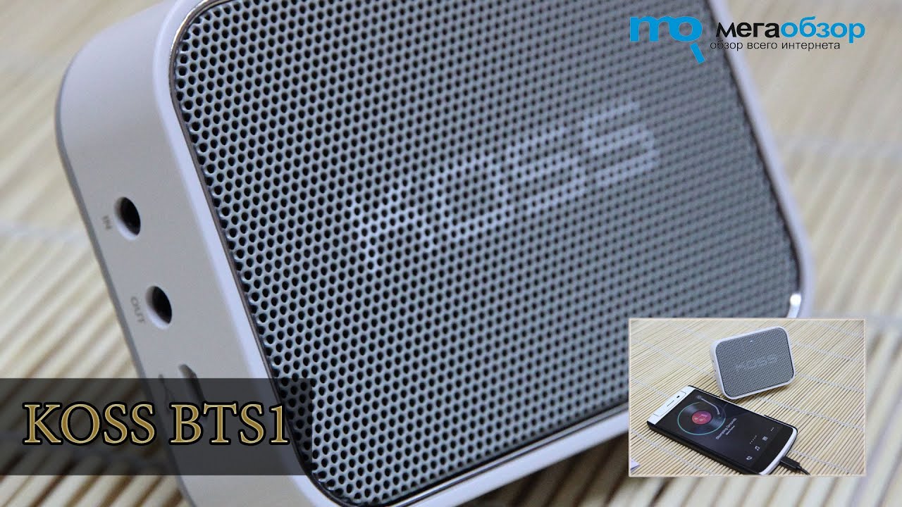 Беспроводная колонка Koss BTS1W white
