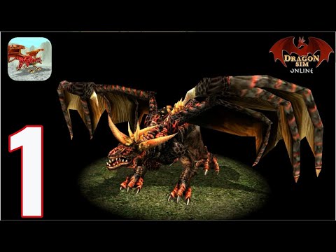 Dragon Sim Online - Gameplay Walkthrough Part 1 - Tutorial & Hunting Horses (iOS, Android)