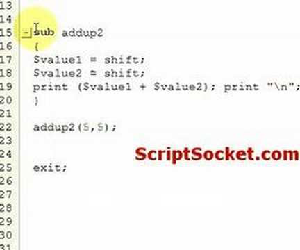 Perl Tutorial 90 - Reading Arguments Passed to Subroutines