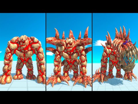 Evolution  LAVA GOLEM ► Animal Revolt Battle Simulator