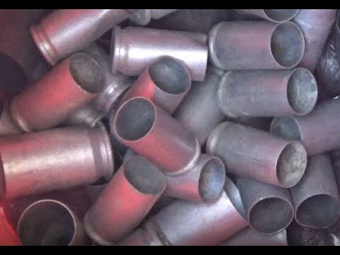 Bullet casing melt/casting TRASH TO TREASURE