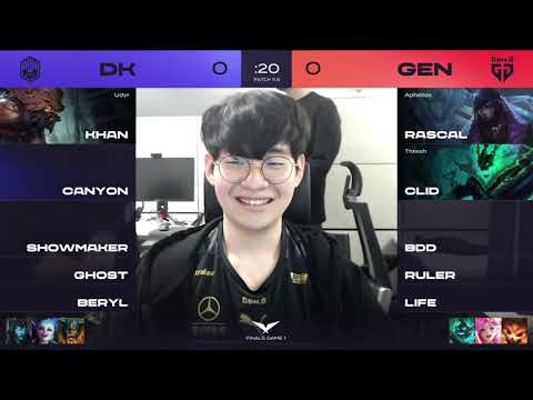 DK vs GEN  Game 1 Finals Spring Playoffs 2021 DWG KIA vs Gen G[ Full game]