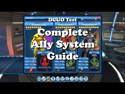 DCUO Test: Ultimate Ally System Preview!