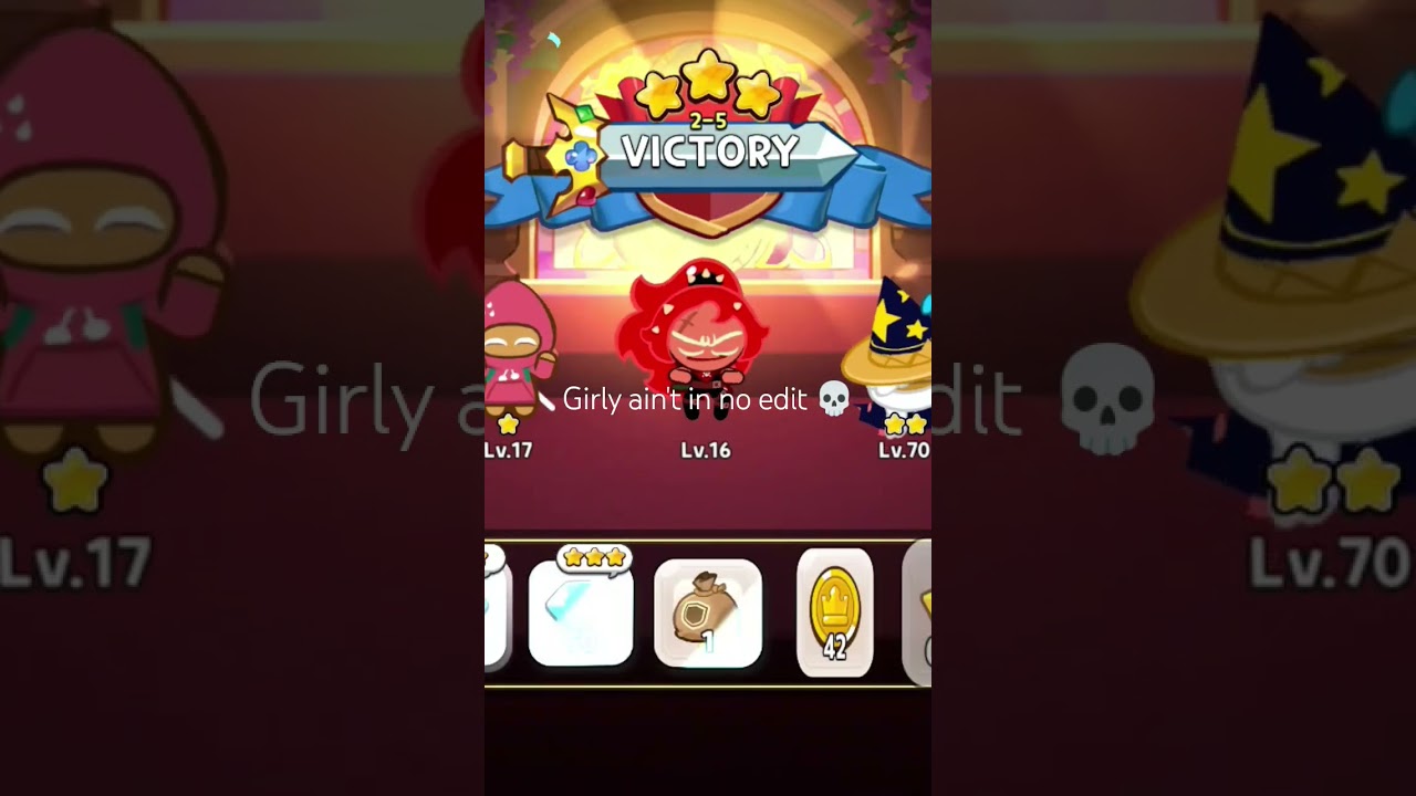 SHE IS NOT IN NO EDIT #cookierunkingdom #crk #cookierun #edit #GINGERBRAVE