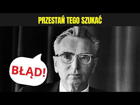 VIKTOR FRANKL - Dlaczego Szukanie Sensu Życia To Błąd