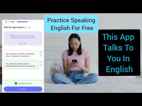 Brilliant ! Free App 😳To Practice Speaking English For Free ! Found On The Internet Highly Recommend