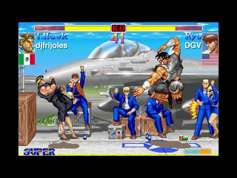 SSF2X Fightcade Casuals - djfrijoles (T,Hawk, Ken) vs. DGV (Ryu)