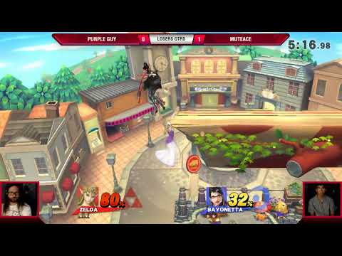 VSGC Lock In - Losers Qtrs - Purple Guy (Zelda) vs MuteAce (Bayonetta) - Smash 4