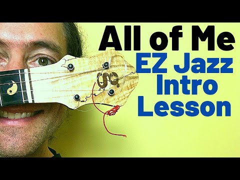 How to Strum Ukulele Jazz "ALL OF ME" || Easy Chord Melody Intro (PART ONE)