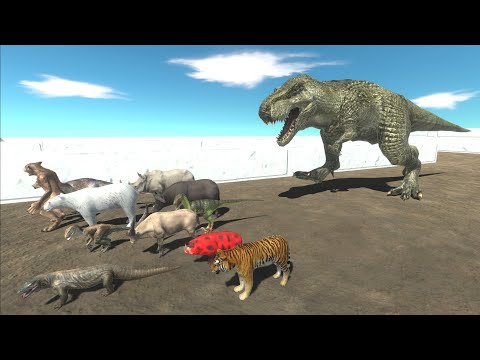 Escape from Vastatosaurus-Rex - Animal Revolt Battle Simulator