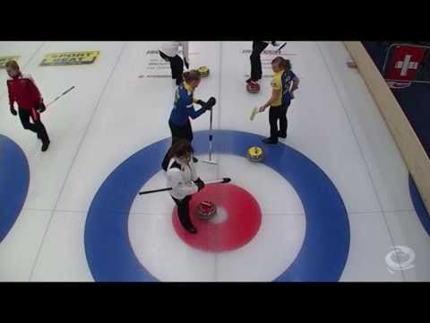 CURLING: SWE-KOR World Junior Chps 2014 - Women Draw 6 HIGHLIGHTS