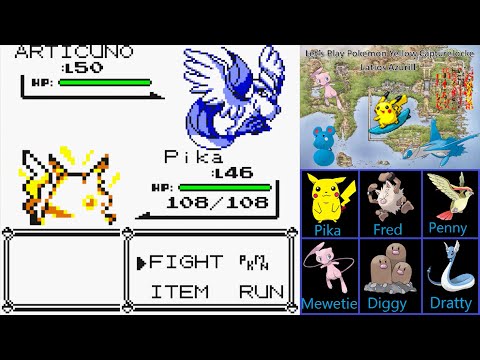 Let's Play Pokemon Yellow Capturelocke:  Part 24 - Bird Watching